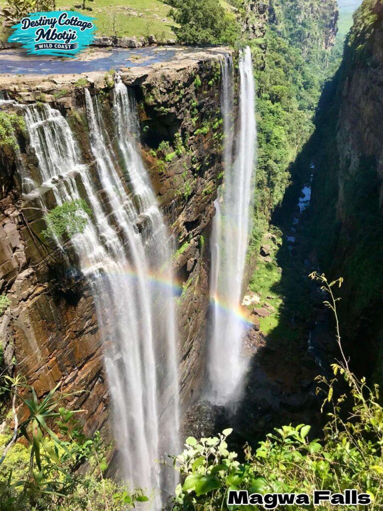 Magwa Falls near Destiny Cottage in Mbotyi